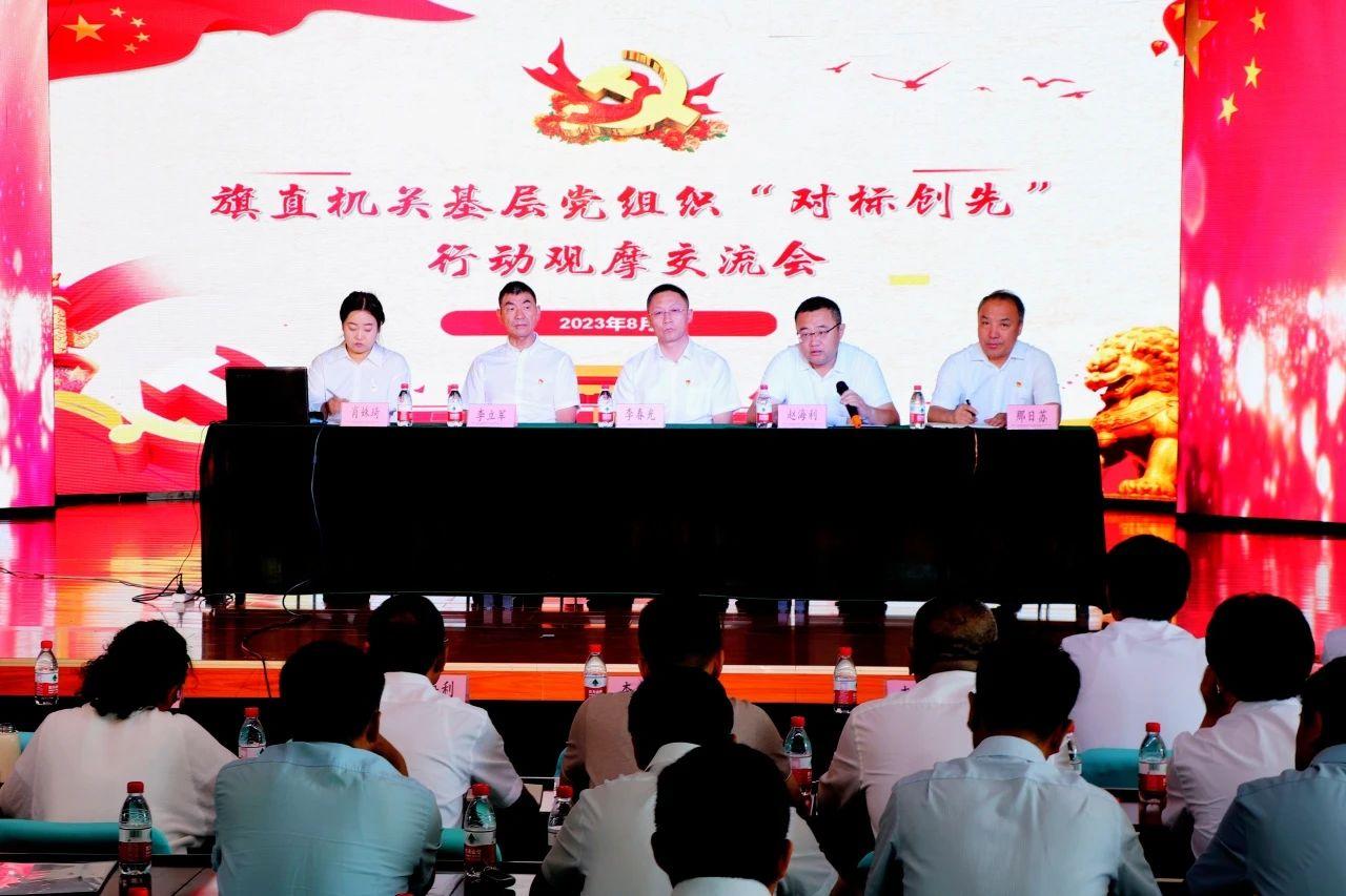 太仆寺旗举办旗直机关基层党组织“对标创先”行动观摩交流会