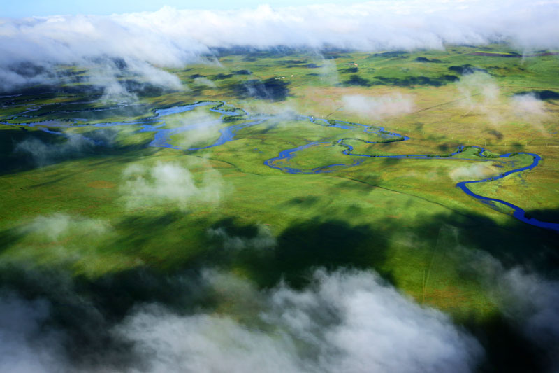 乌拉盖九曲湾景区